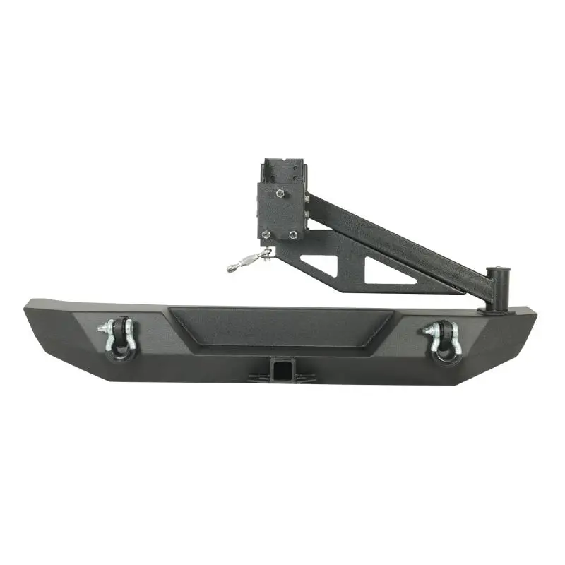 Rear bumper for Jeep Wrangler JK 2007+ Black Rear Bumper with Spare Tire Rack Auto Accessories