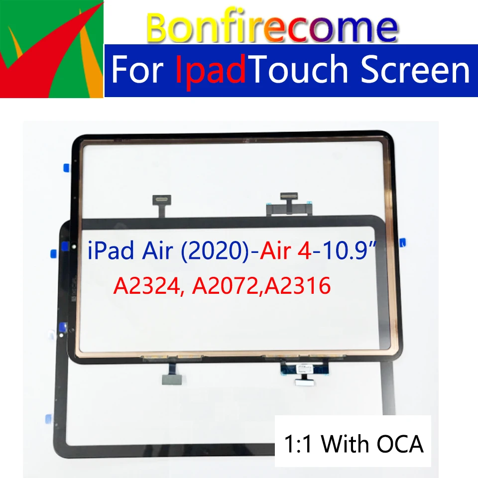 For iPad Air 4 Air4 4th Gen 2020 A2324 A2072 A2316 Touch Screen Digitizer Glass Sensor Repair Parts
