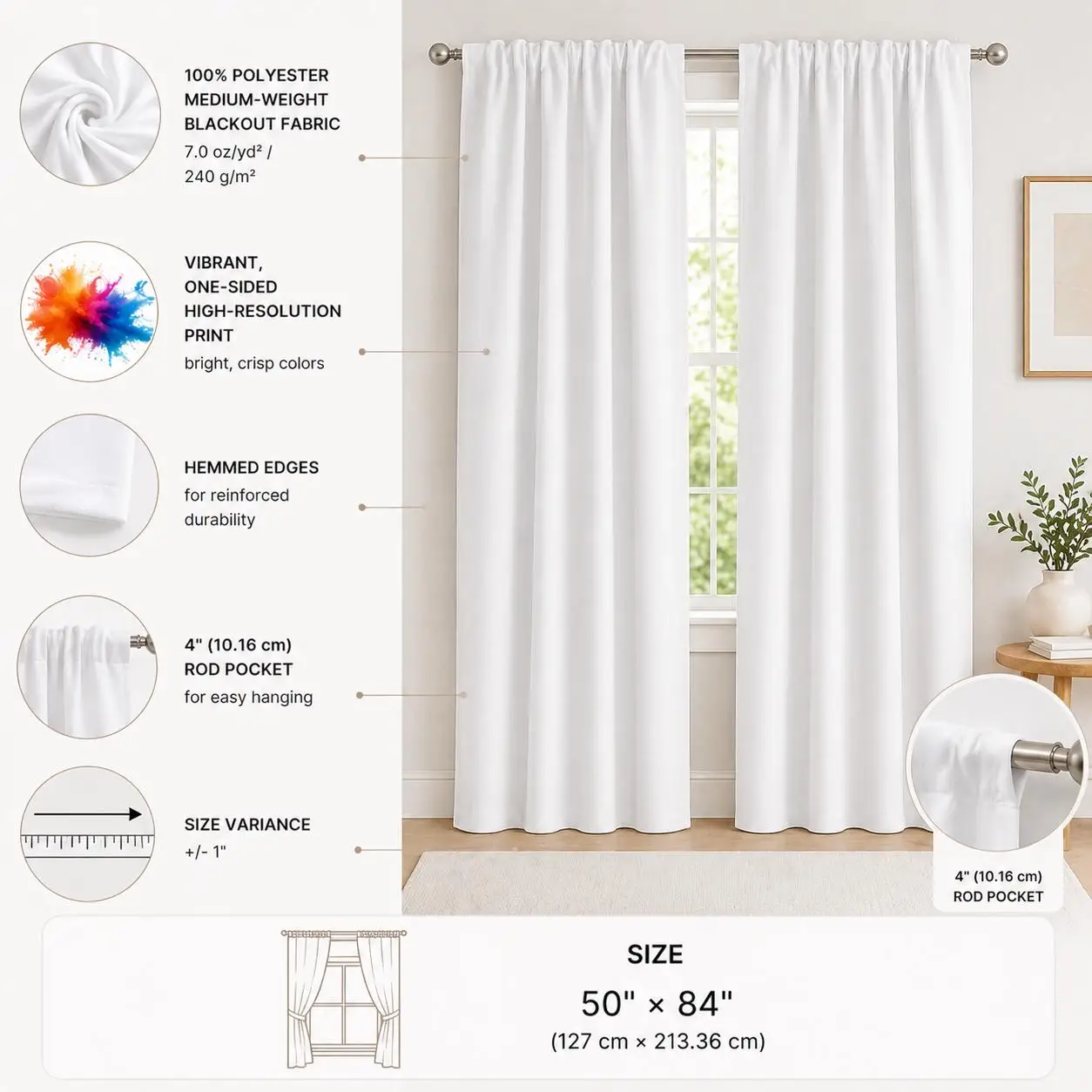 Boho Geometric Pattern Curtains Living Room Window Drapes Modern Colorful Home Decor Curtain Panels