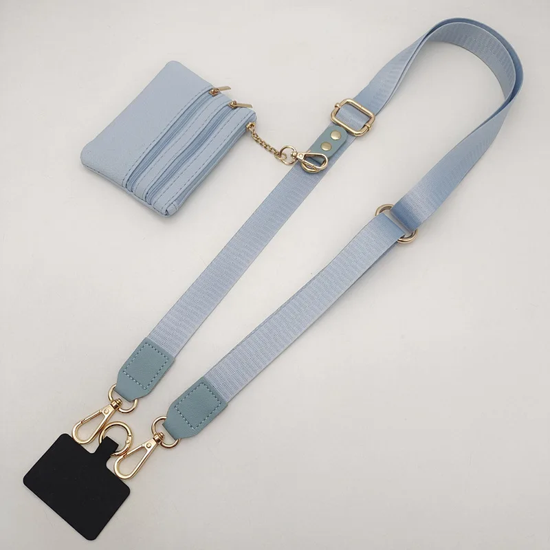 IGNICASE New Fashion Lanyard Wide Shoulder Strap Removable Small Bag Wrist Strap One Shoulder Crossbody Bag Accessories
