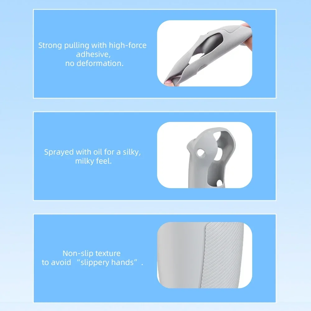 BRDRC-غطاء واقي من السيليكون لـ DJI Avata 2 ، RC Motion 3 ، جراب عصا التحكم ، مضاد للتصادم ، إكسسوارات الطائرات بدون طيار