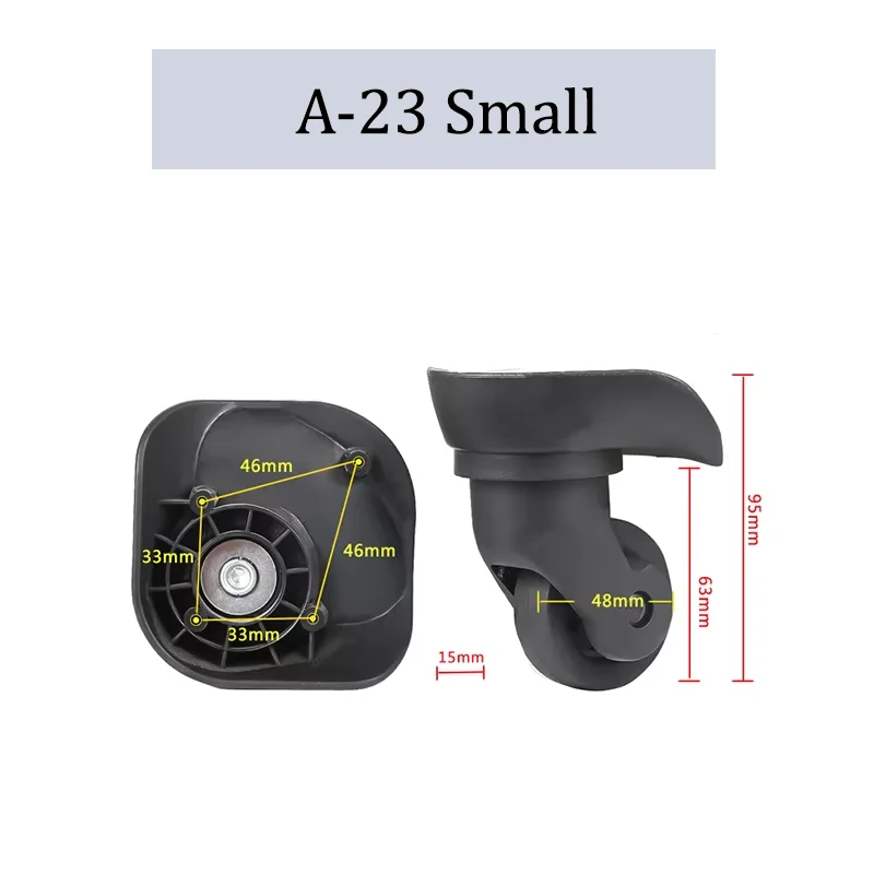 Suitable For Hongsheng A-23 Universal Wheel Trolley Case Wheel Replacement Luggage Pulley Sliding Casters wear-resistant Repair