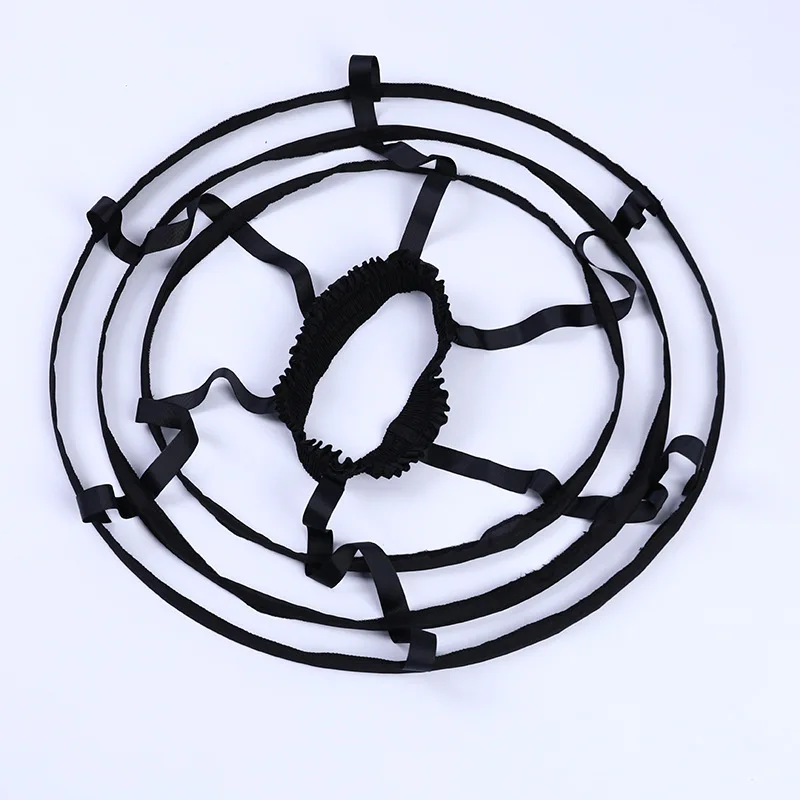 Daily Birdcage Hollow out Crinoline Black Soft Girl Fishbone Lolita Adjustable Skirt Lining