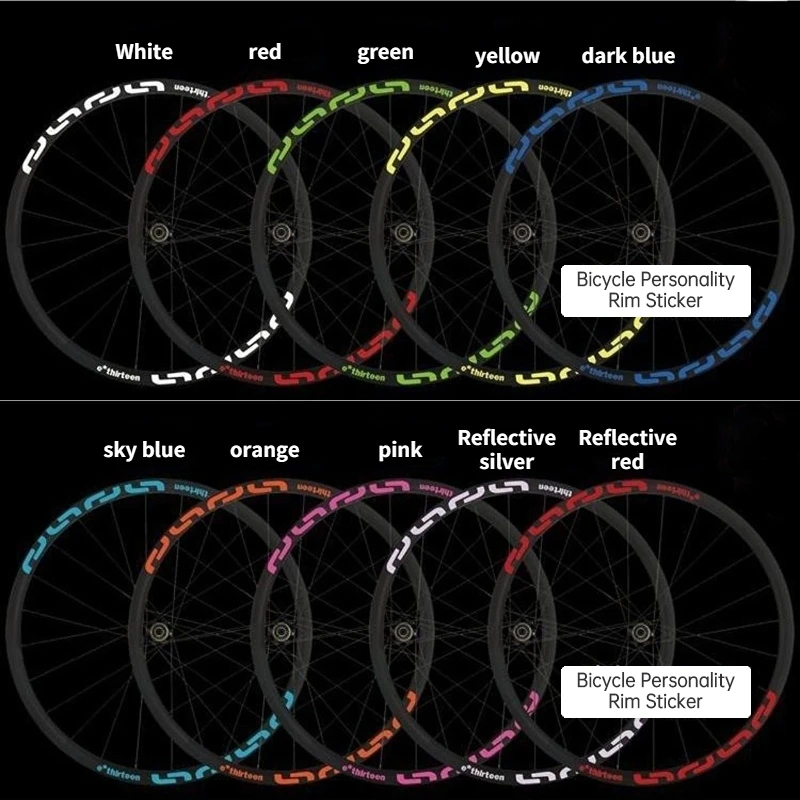 Bike Rim Stickers Road MTB Wheel Set Decals 20\