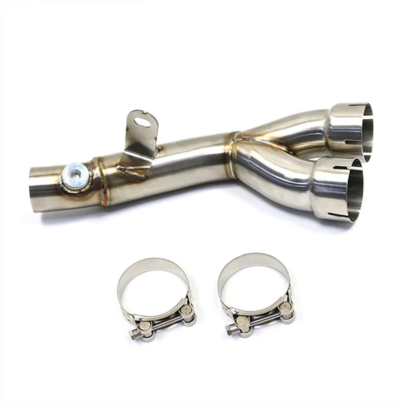 

Stable-For Yamaha R6 YZF R6 2006-2020 Exhaust Muffler Y Mid Pipe Link YZF-R6 Motorcycle Link Muffler Pipe Silencer System