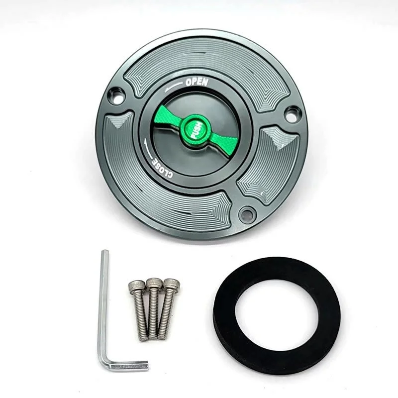 

Motorcycle Accessories Aluminum Gas Fuel Tank Cap Cover Fit For