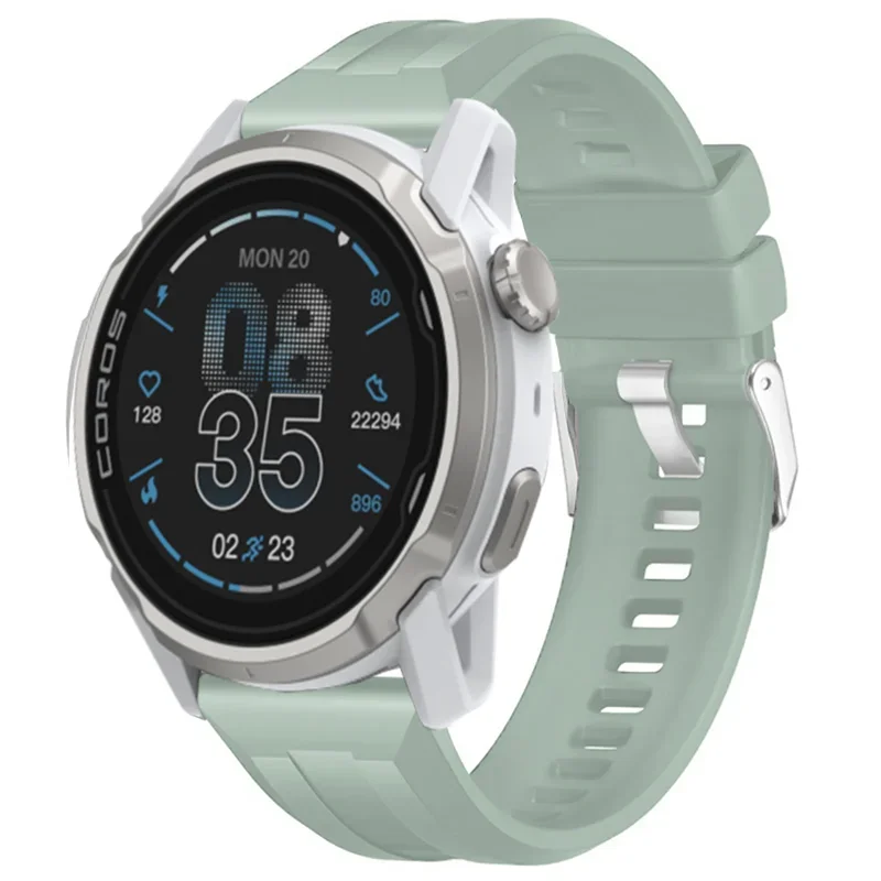 22mm Sports Silicone Strap For COROS PACE 4 Pro/APEX 4 42mm CMF Watch 3-2 Pro Band For Suunto Vertical 2-1/Race 2-S/Run Bracelet