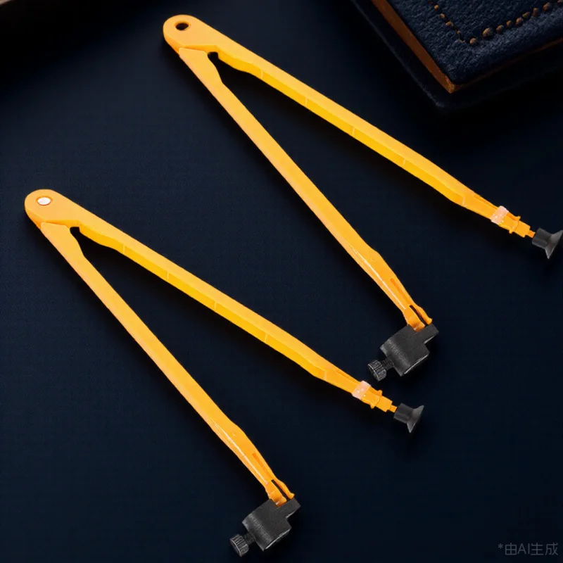 

2Pcs Plastic Compass Large Drawing Tool for Teachers Whiteboard Geometry Math Supplies Classroom Demonstration