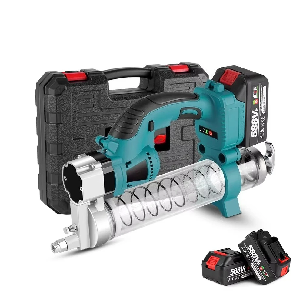 

69Mpa 10000PSL Electric Grease Gun Oil Injector Fat Machine Electric Grease Gun Hardware Tools for 18v Battery