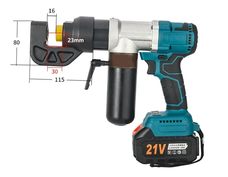 Brushless Electric Puncher MZS-135 Portable Hydraulic Punching Machine Angle Iron Holes Opener/Steel Plate Hole Opening Machine