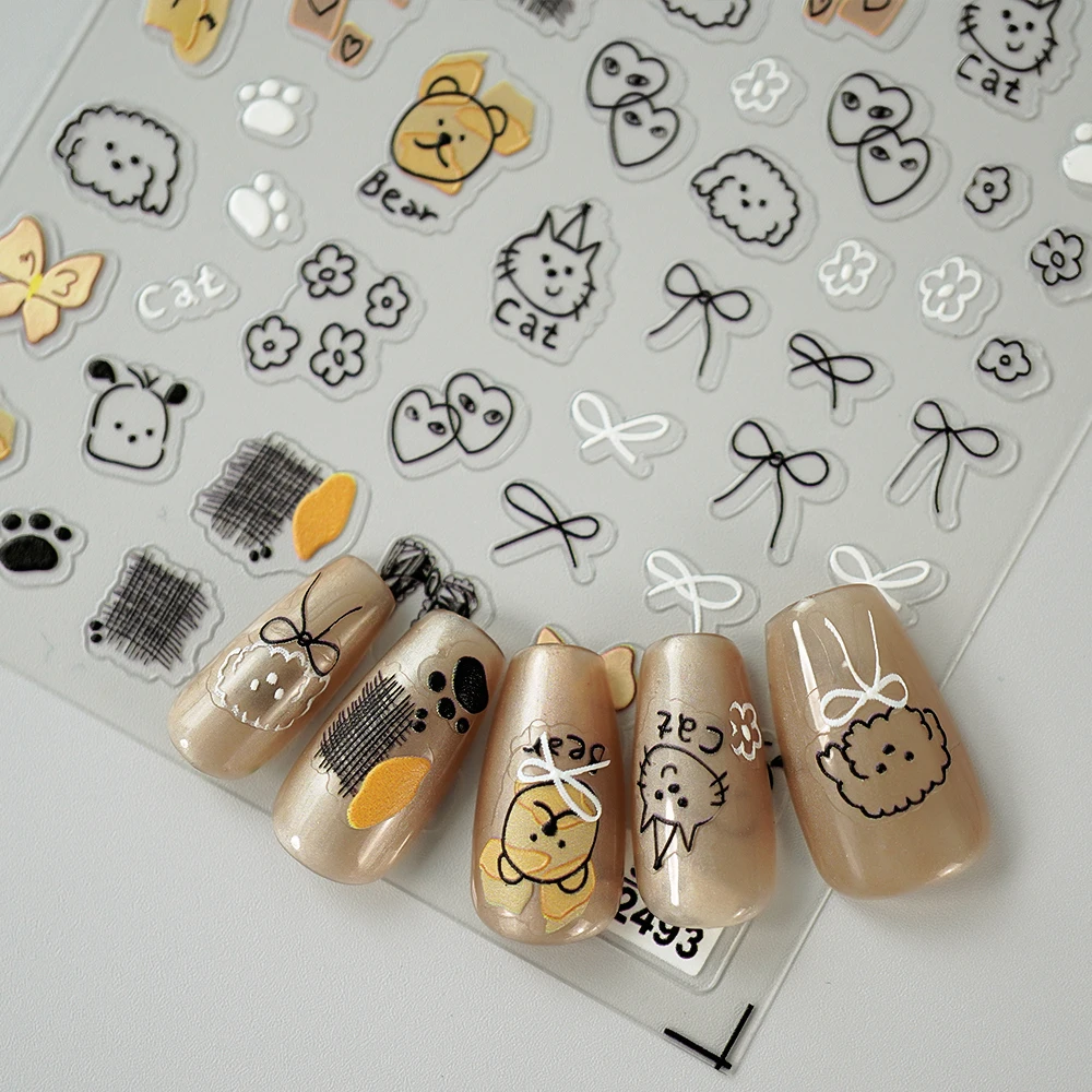 Get Your Hands on These Adorable Animal Nail Stickers for Just .76!