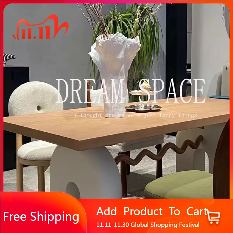 

Дизайнерский обеденный стол на балконе, современный скандинавский макияж, терраса, обеденный стол, стулья, ресторан, Mesas De Jantar, мебель для гостиной