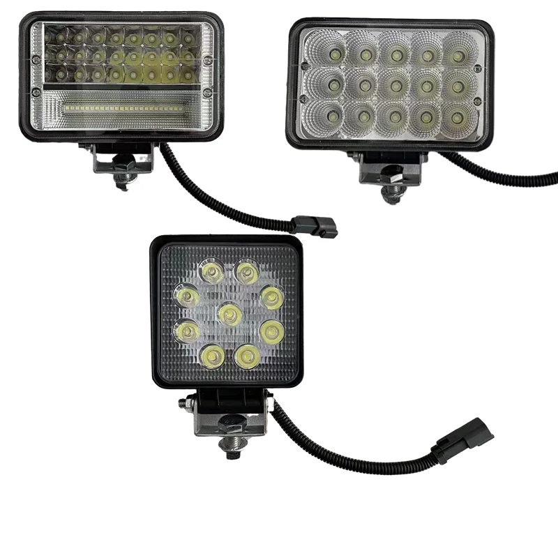 For KUBOTA Boom LED Headlights 155 161 163 165 175 183 185 Cab Ceiling Light high quality excavator accessories Free shipping