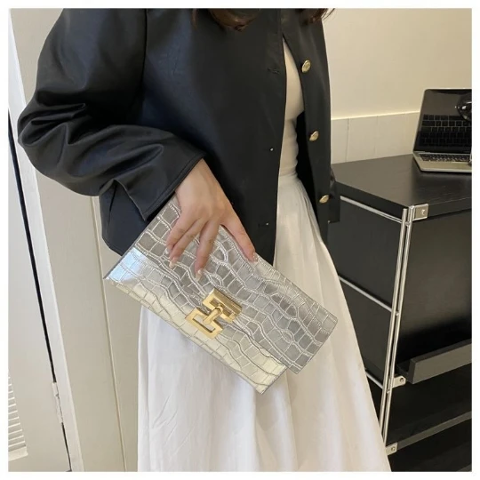 Black 2023 Women Evening Bag Lady Party Banquet shoulder Bags Clutch Wedding Woman Handbag Hand Bag Girl Coin PU Envelope Purse