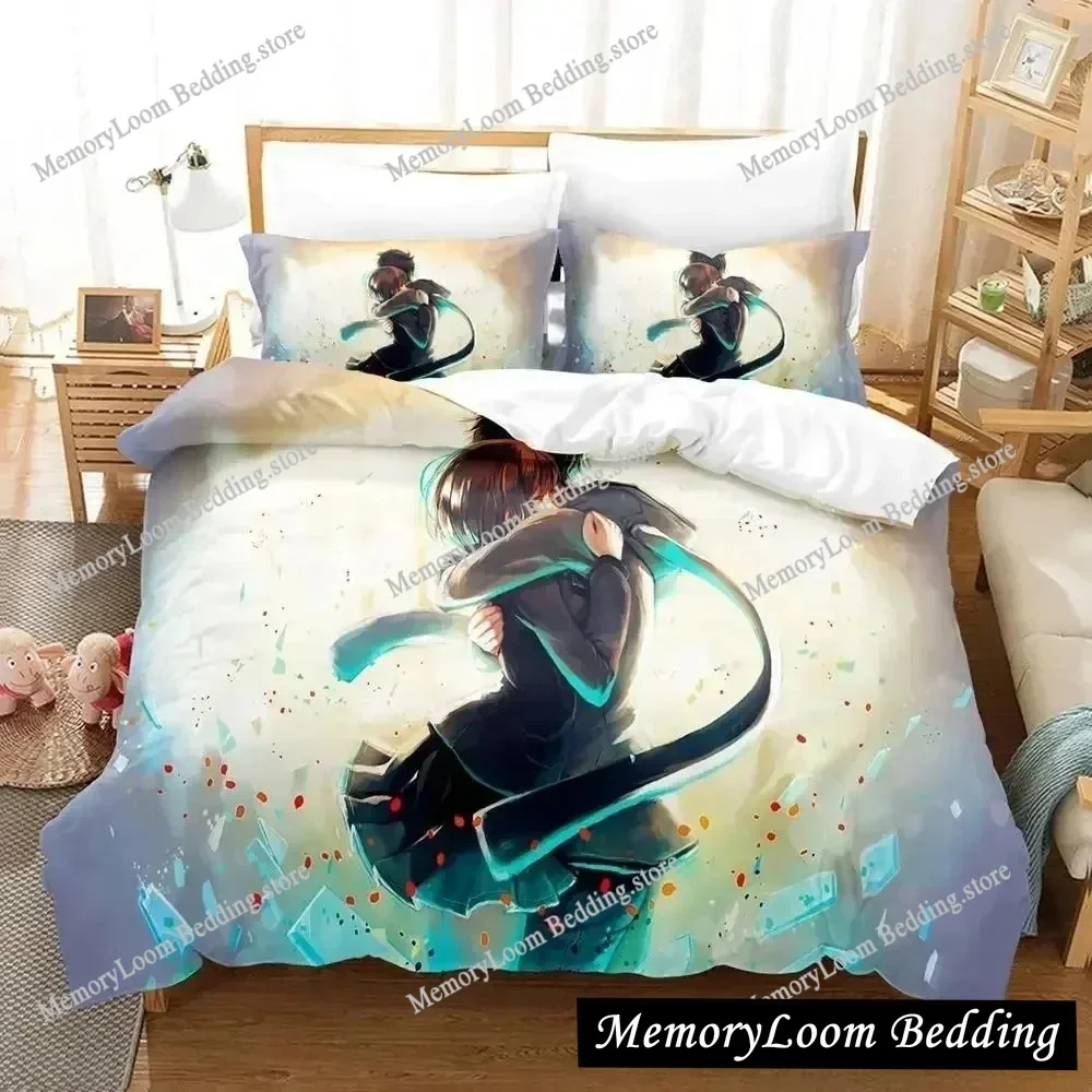 3D Print Devil Survivor 2 Bedding Set Cartoon Anime set Adult Kid Bedroom Duvet cover Sets All season Home Textiles