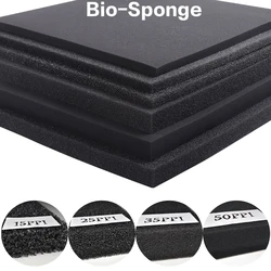 Aquarium Accessories Biochemical Cotton Filter Practical Fish Tank Pond Foam Sponge Filter Black Multiple Size 15 25 35 50PPI