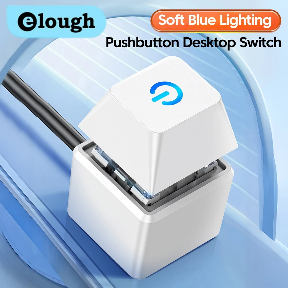 Elough Host Computer Desktop Switch Button Desktop Chassis External Power Button External Mechanical Button Starter