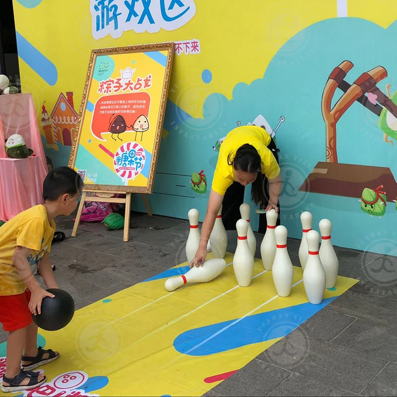 

Лидер продаж, детский надувной набор для боулинга в помещении и на открытом воздухе, игровой надувной аллиз для боулинга