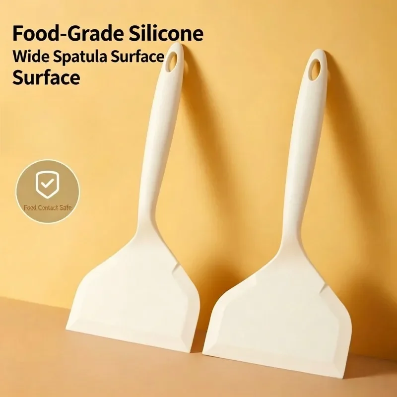 Silicone Jade Pancake Spatula Household Food Grade Non Stick Pan Non Damaging Pan Heat-resistant Pan Spatula Pancake Spatula