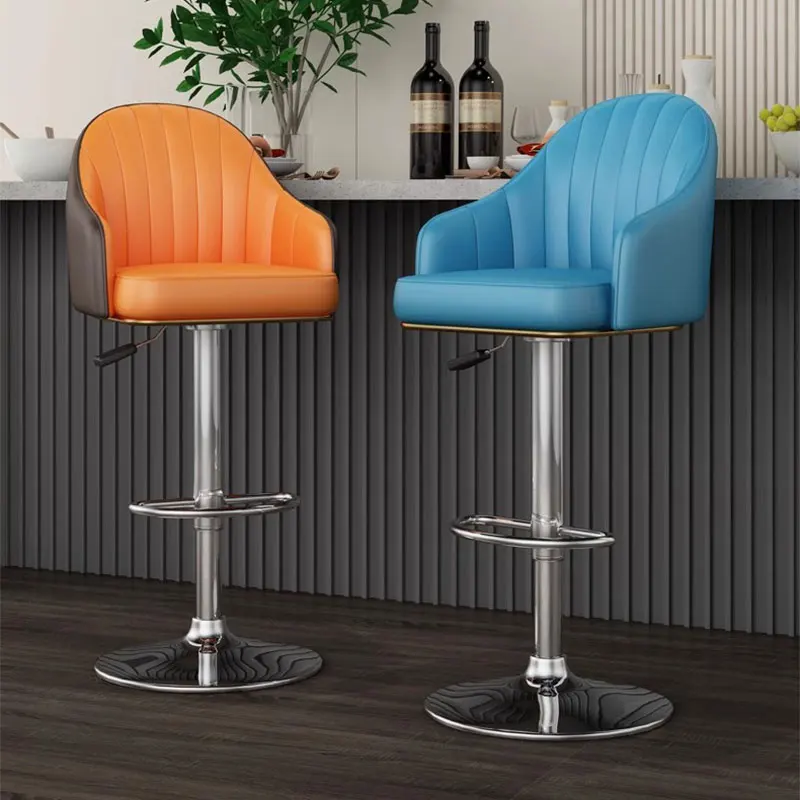 

Modern Simplicity Lifting Rotating Nordic Adjustable Living Room Bar Stools Luxury Modern Taburetes Para Barra Bar Furniture