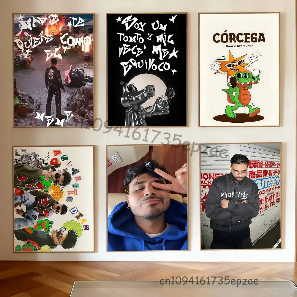 

A-Alvaro D-Diaz Coco Poster High Quality Wall Art for Home Office Bedroom Living Room Hallway Bar Perfect Gift