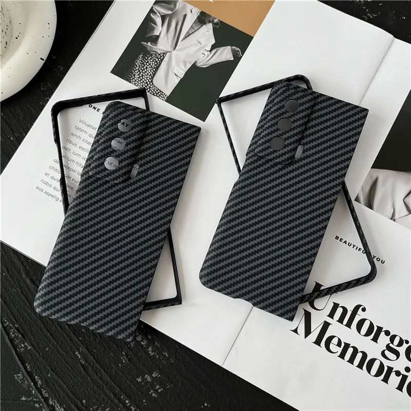 Carbon Dimension Texture Phone Case For Honor Magic VS PC Hard Shell Shockproof Cover