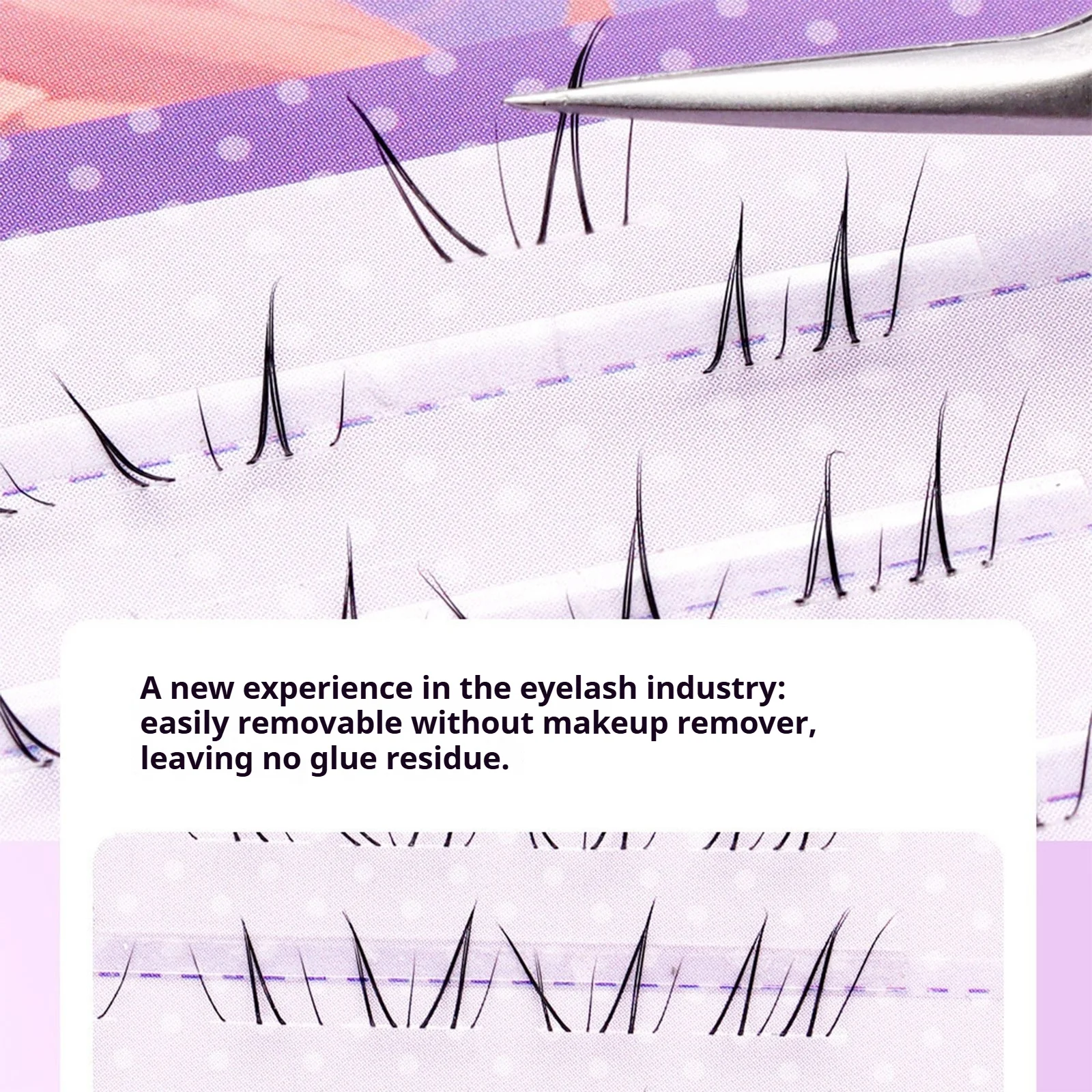 Ciglia inferiori naturali Ciglia da 5-7 mm Ciglia finte segmentate fatte a mano per il trucco quotidiano Ciglia inferiori Manga