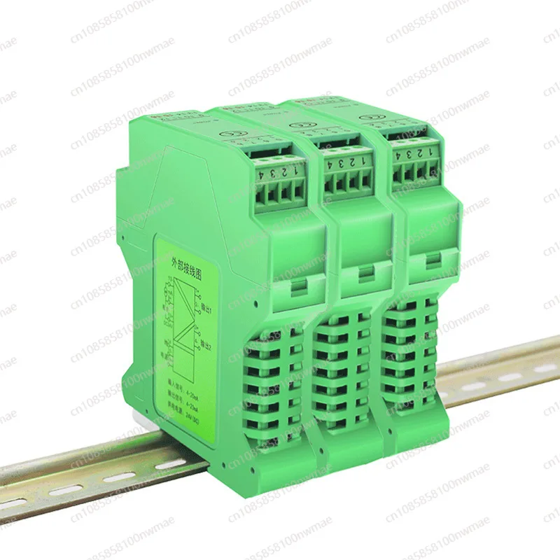 Single Channel Thermocouple Temperature Transmitter Module  Sensor signal Isolation Grid 4-20mA/10V