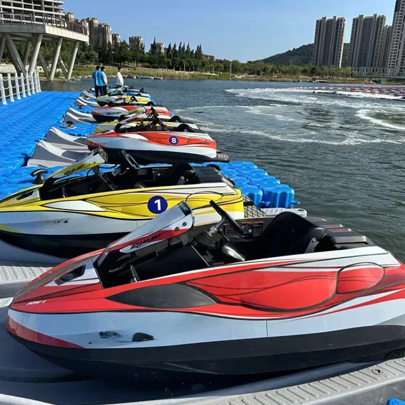 Water Park Facilities Electric Yacht Mini Jet Boat Jet Ski Rowing Boa Hot sales