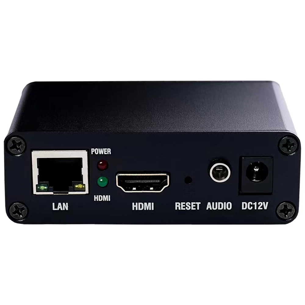 HDMI to IP Low Latency HDTV Encoder H265 H264 1920X1080p Webcast Push Stream IPTV HD Encoder