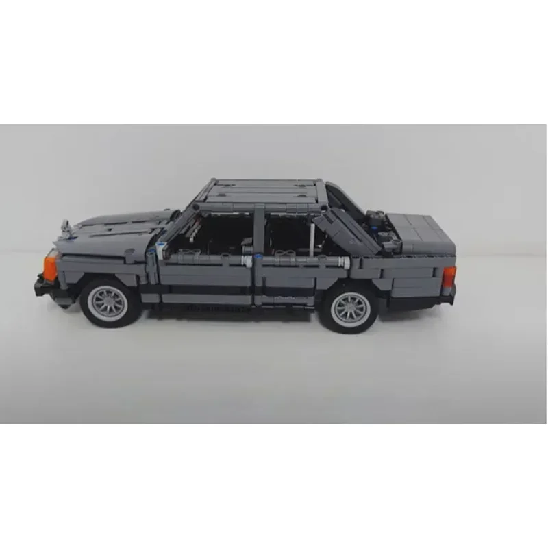 

MOC-98408 Новый классический суперкар W124, гоночные блоки, модель 1153, деталиMOC, креативные строительные блоки для мальчиков и детей на день рождения, игрушка в подарок