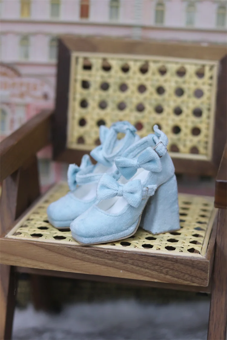 รองเท้าBJD DD/SDGR, 1/3 รองเท้าผู้หญิงโบว์คู่รองเท้าส้นสูงBJDตุ๊กตาอุปกรณ์เสริม