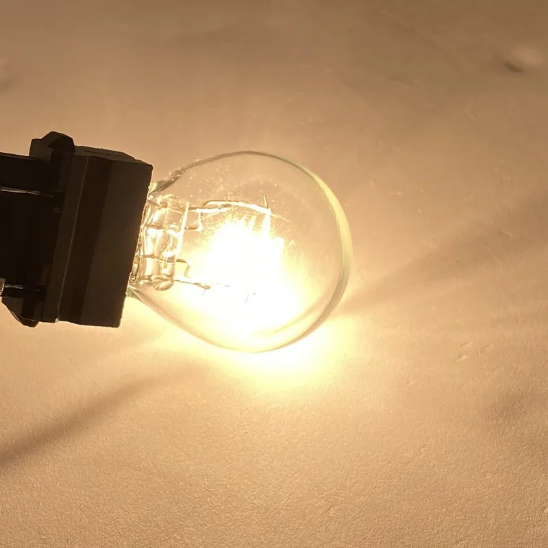 10pcs 3156 3157 Clear White Amber Tail Signal Brake Light Bulb Lamp Super Bright car external Turn signal Lights bulb
