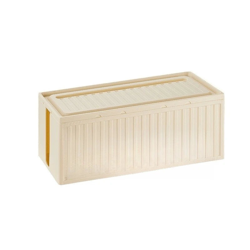 

Industrial wind plug-in board storage box Wire management box Socket power strip Power wiring decoration Shielding finishing box
