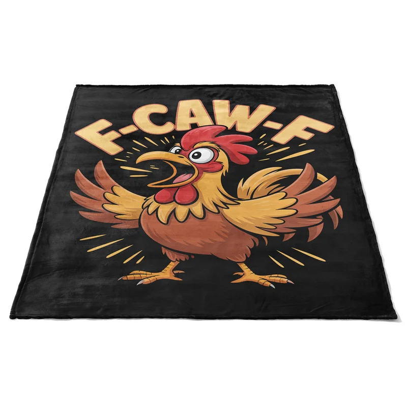 

Плед Aertemisi F-Caw-F Funny Chicken Humor Series 3 для домашних животных: для маленьких, средних и крупных собак, кошек, щенков, котят, для дивана, кровати, декора