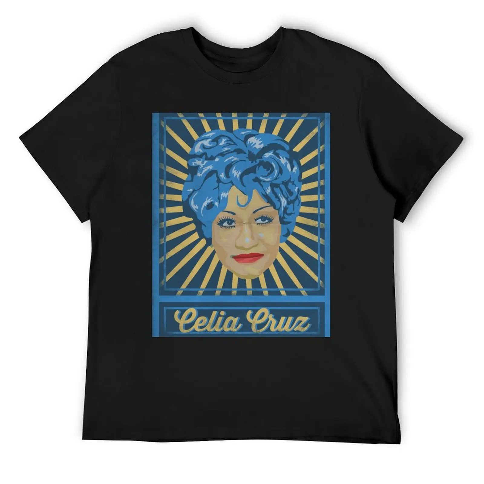 

Celia Cruz Poster T-Shirt graphic t shirt vintage man clothes korean fashion mens tall t shirts