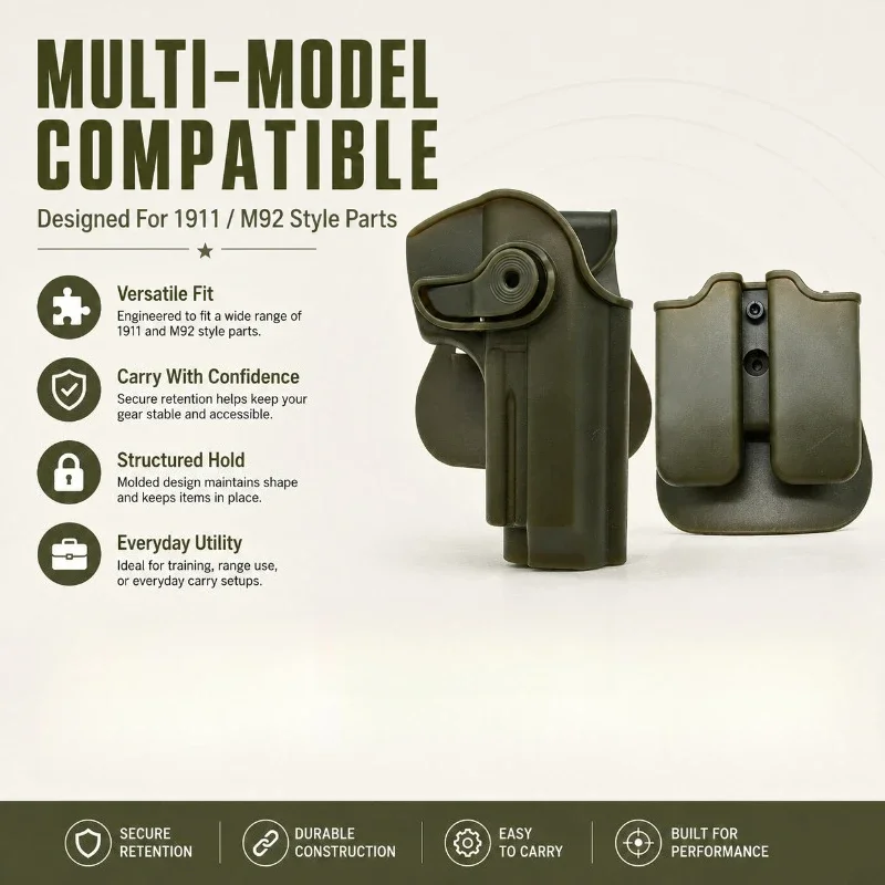 Turnable Quick Pick Protective Housing Wear-resistant Waist Belt Assembly For Hobby Model Storage