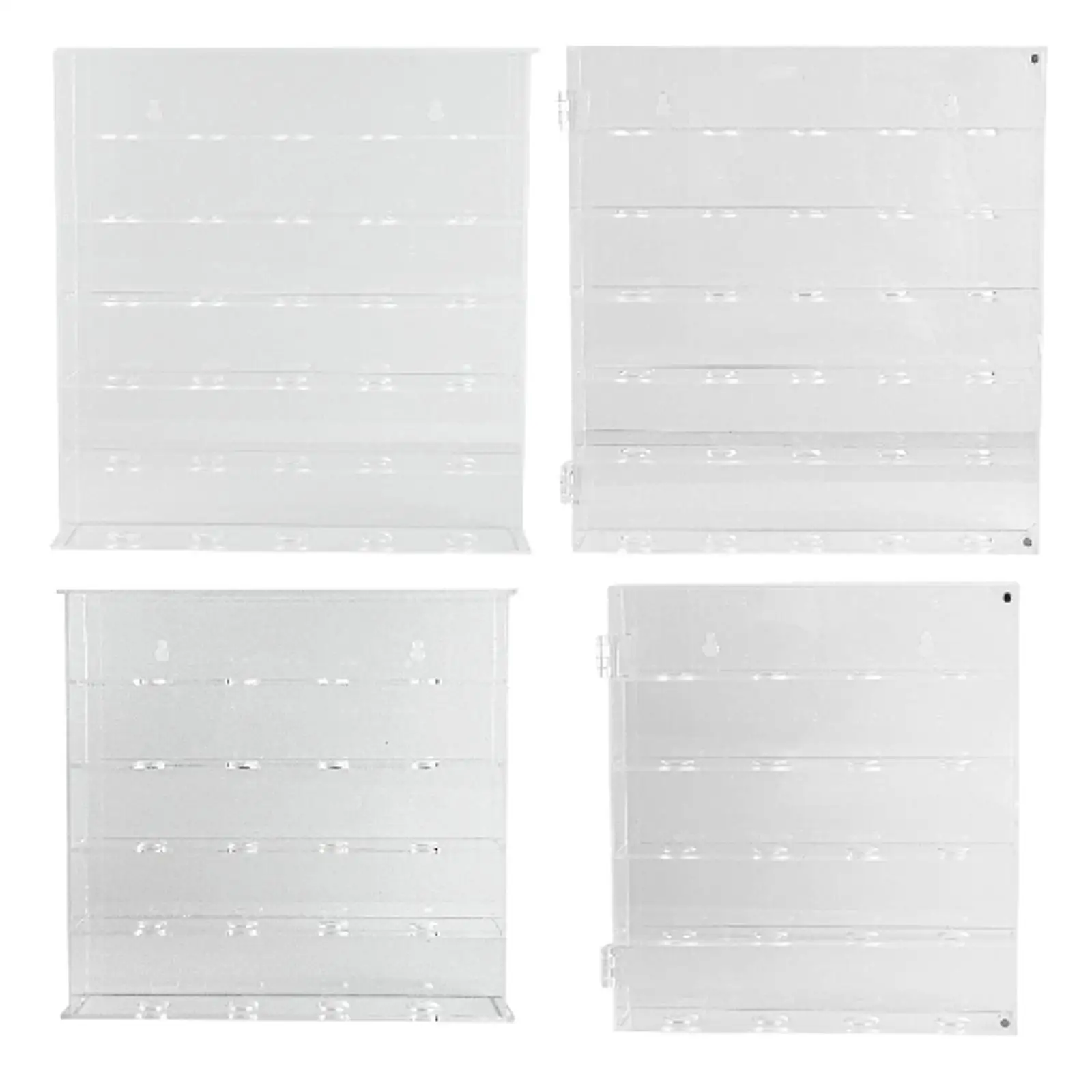 

Golf Ball Display Case Cabinet, Acrylic Collection 6 Shelves Clear Storage Box Protect Golf Ball Display Rack Cabinet
