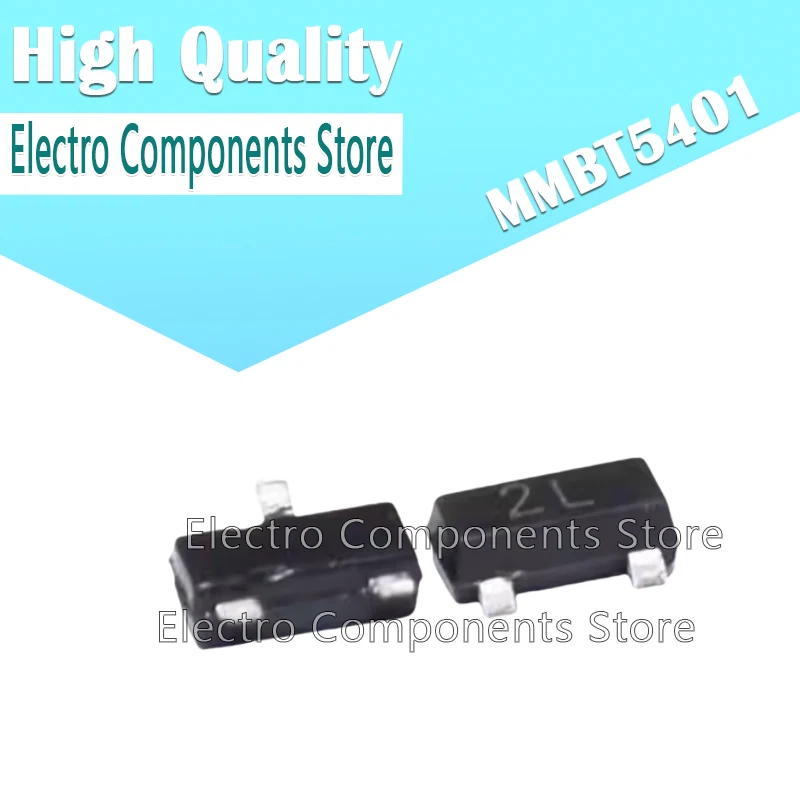 50PCS MMBT5401 (Marking 2L) 2L 2N5401 PNP GENERAL PURPOSE SWITCHING TRANSISTOR SOT23