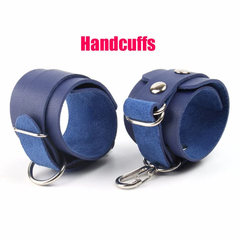 TOUGHAGE Sex Handcuff Foot Cuff Napa Leather Erotic Bondage Restraints SM Play Toy Adult Games Bdsm Exotic Accessories