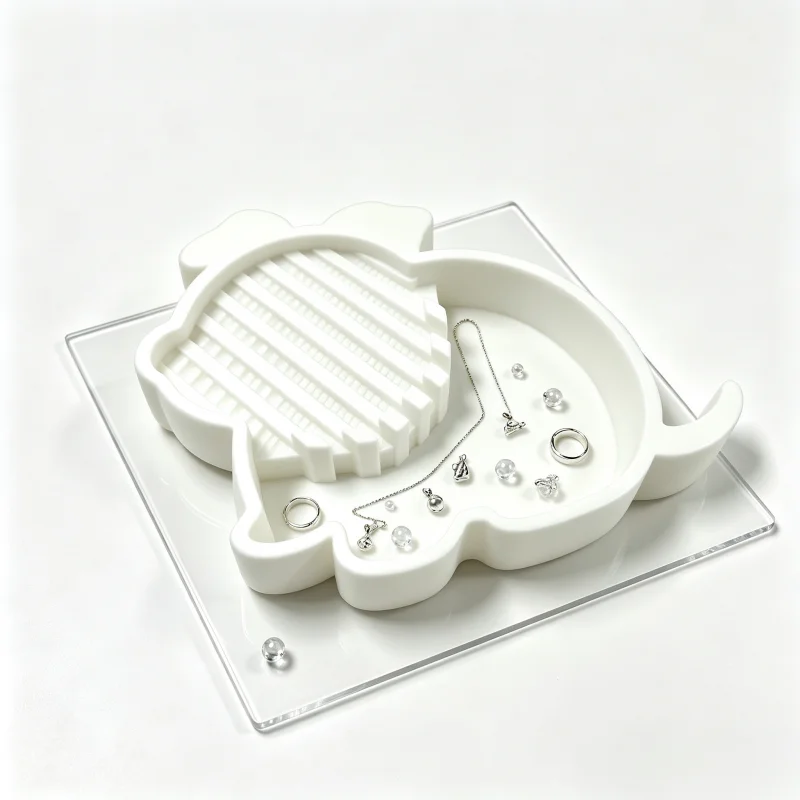 Simple Piggy Ring Storage Tray, Vanity Table Top Jewelry Storage Tray, Non-Ceramic Material Desktop Decorative Storage Ornament