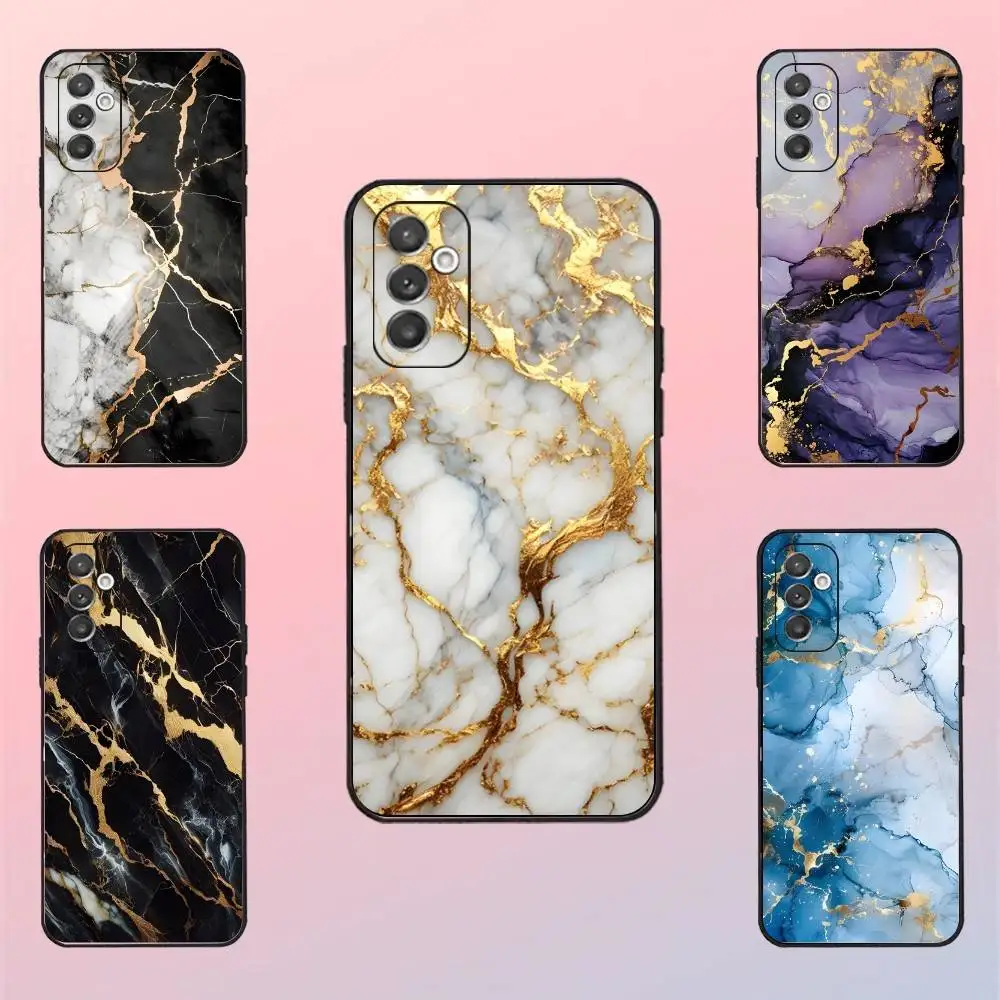 

Black Gold Marble Art Case For Samsung S21,S20,S10,Plus,S9,S22,S25,Ultra,S24,S23,FE,Lite,Soft Silicone Black