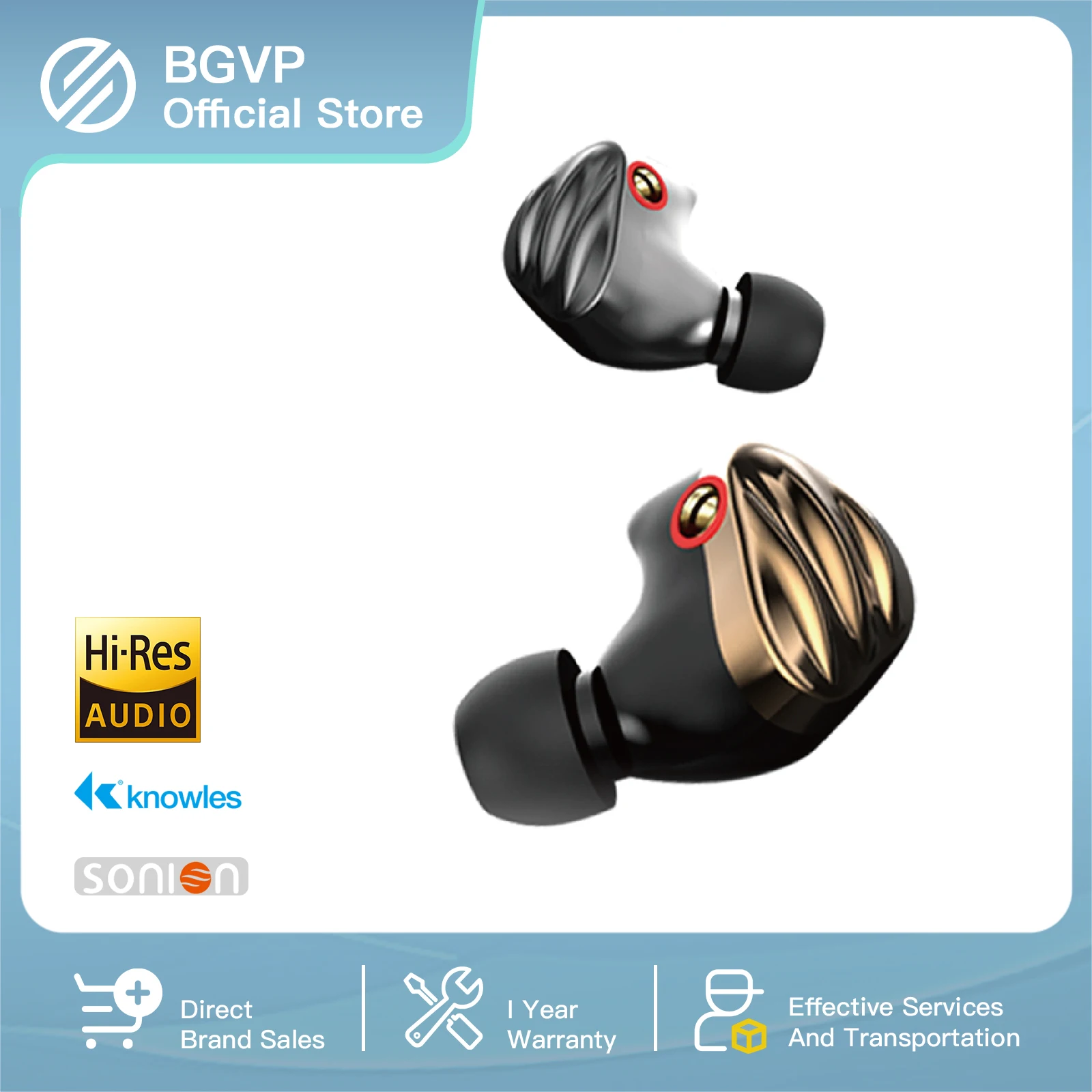 BGVP NS9 7BA+2DD Driver Unit In Ear Wired HiFi Monitor Headphones Sport Gamer Earbuds With MMCX Interface Adjustable Sound