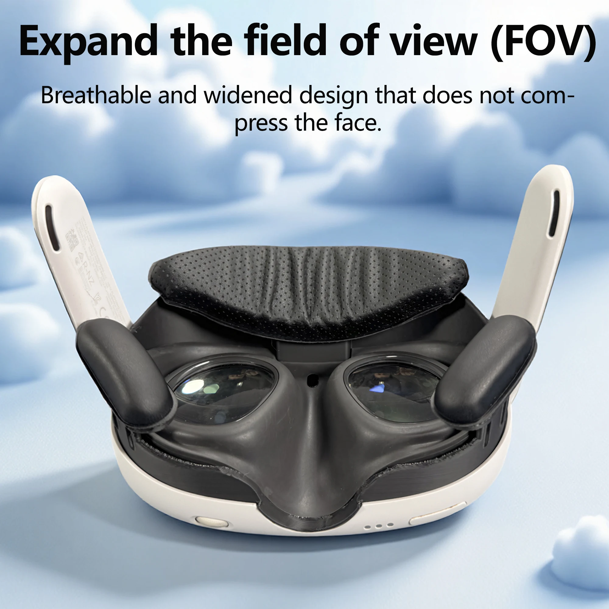 Facial Interface Bracket for Meta Quest 3 Sport Mode Upgrade Breathable Face Cover Frame VR Accessories