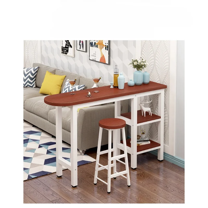 

Bar table home living room small bar kitchen partition cabinet balcony window table high chair narrow dining table bar