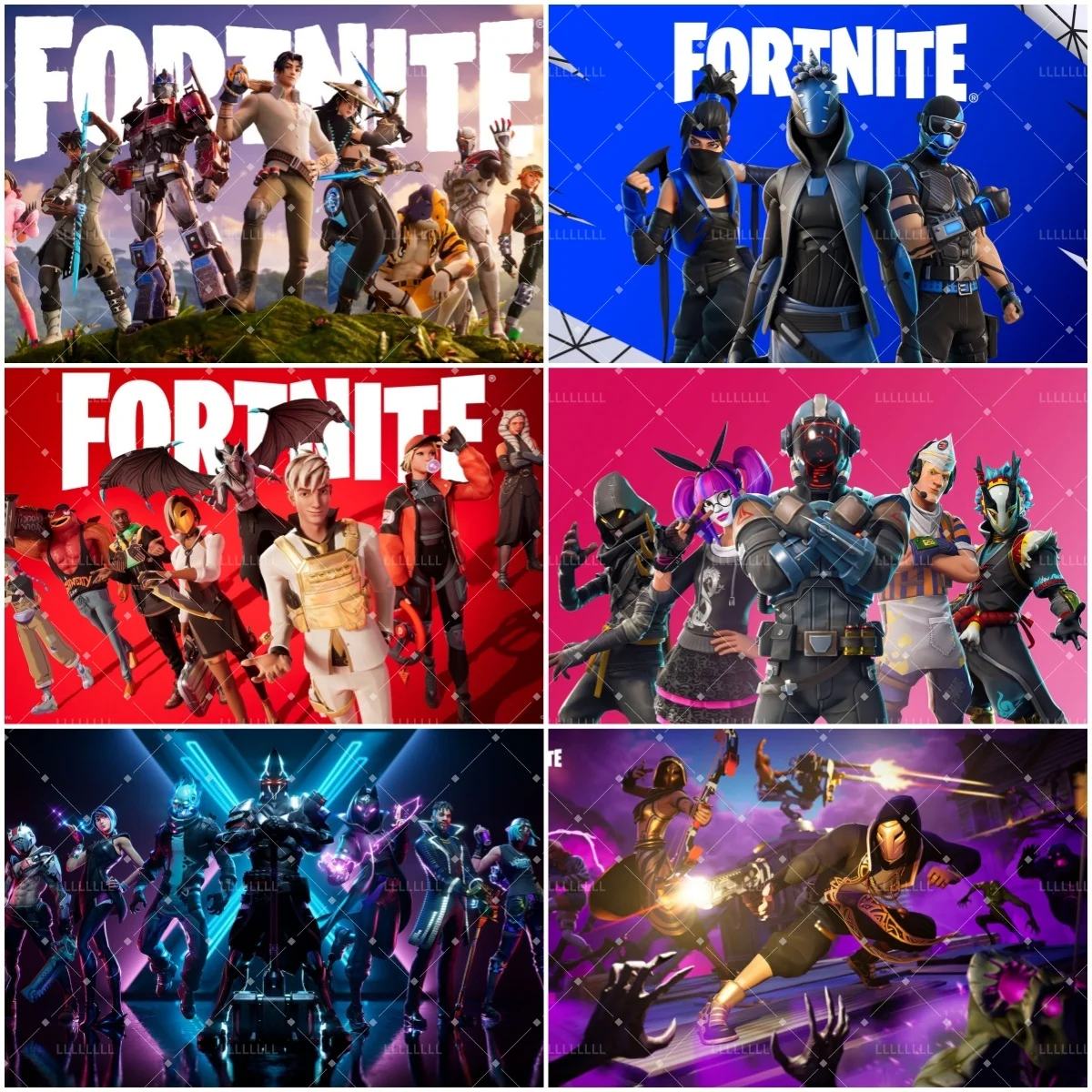 Fortnite Heißes Spiel Geburtstagsparty Dekoration Hintergrund Coole Schießfotografie Kulisse Babyparty Zubehör Studio Requisiten