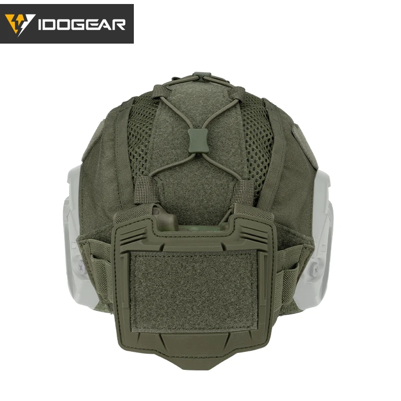 IDOGEAR Helmet Cover For Tactical Maritime Helmet with NVG Battery Pouch Hunting Accessories 3812