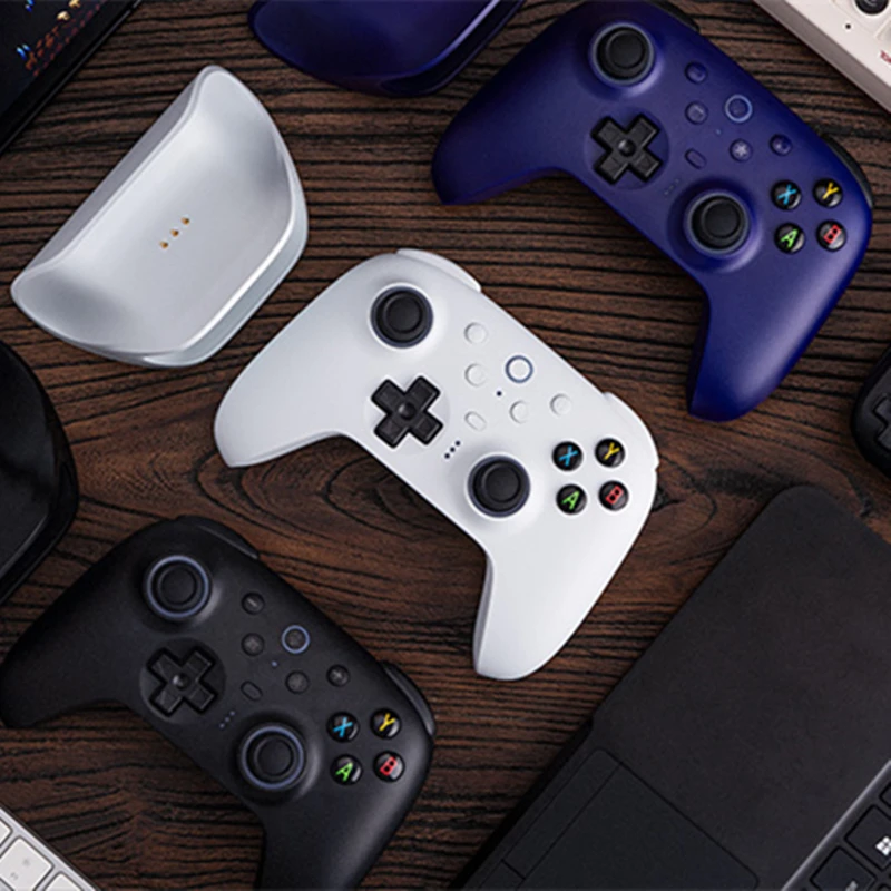 8BitDo Ultimate Wireless Controller 2.4G Upate Hall Effect Joystick متوافق مع Windows10/11 وApple وAndroid