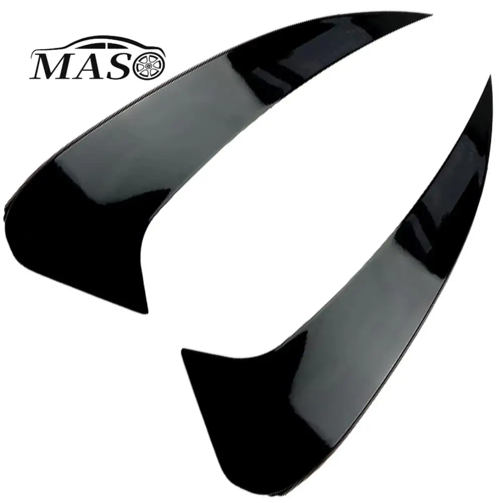 Glossy Black Rear Bumper Spoiler Side Canard Air Vent Cover for Mercedes Benz CLS Class C257 CLS350 CLS450 AMG 2018-2023