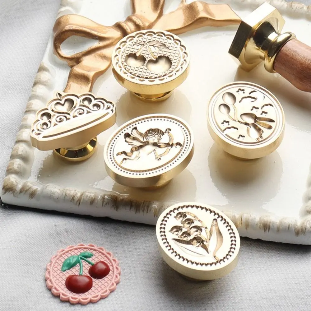 Wax Seal Embossed Stamp Head Retro Fire Paint Wax Stamp Wedding Postal Seal DIY Scrapbook Envelope Invitation Gifts Decoration